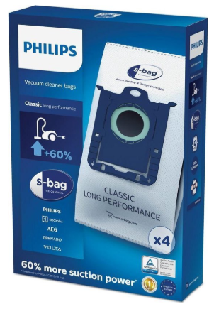 Philips S-bag FC8021/03 - 4 stofzuigerzakken