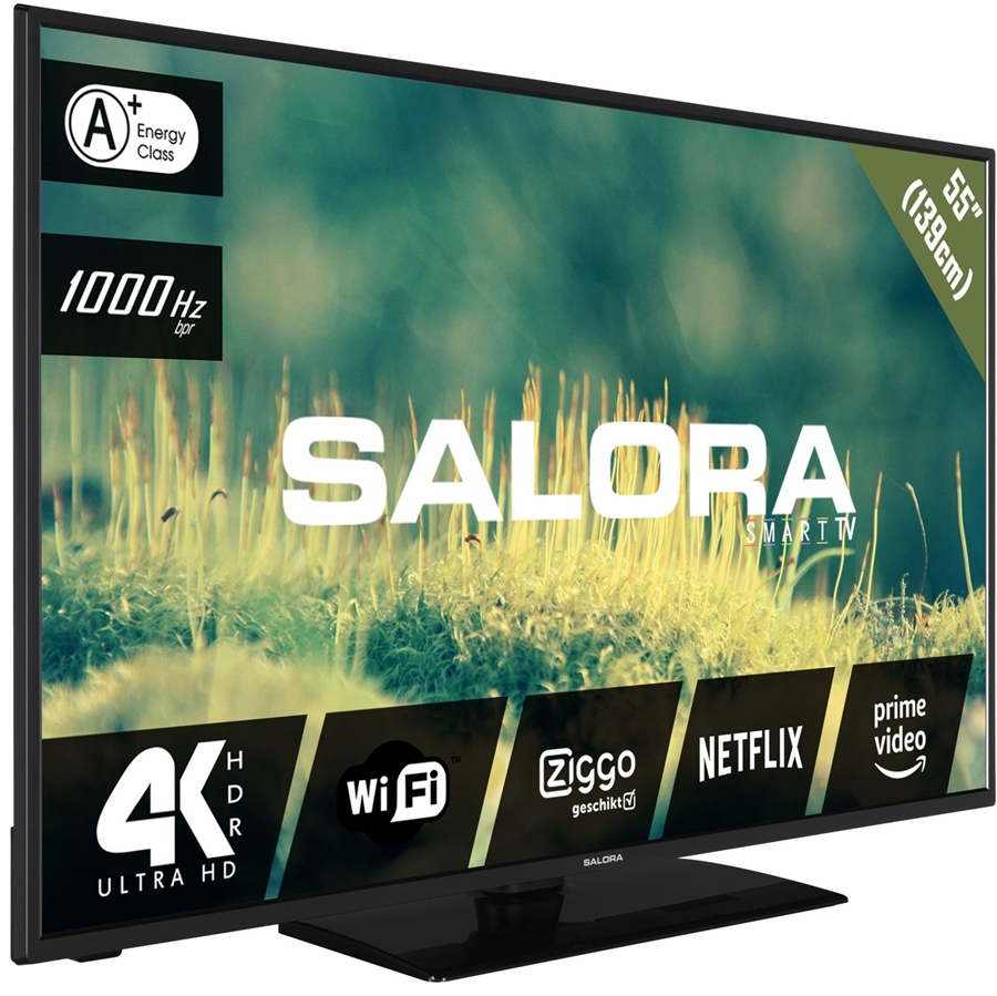 Salora 55EUS2204 tv 139 cm (55'') 4K Ultra HD Smart TV Wi-Fi Zwart