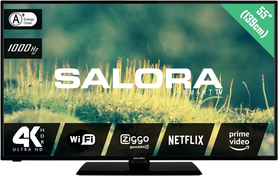 Salora 55EUS2204 tv 139 cm (55'') 4K Ultra HD Smart TV Wi-Fi Zwart