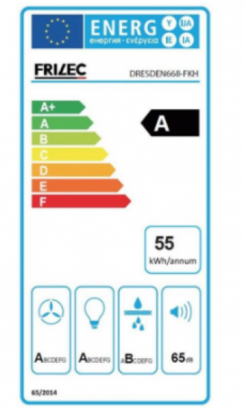 Frilec DRESDEN668-FKH - Wandschouw afzuigkap
