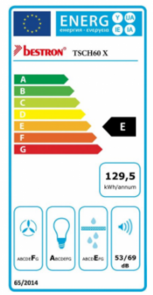 Bestron TSCH60X - Wandschouw afzuigkap