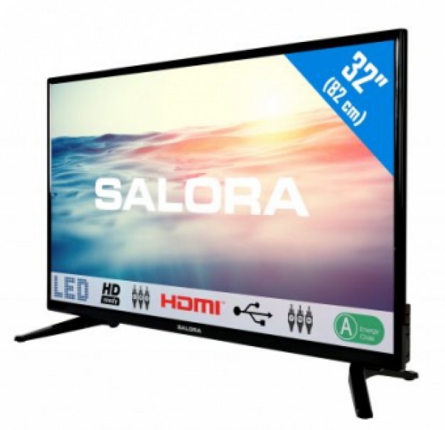 Salora 32LTC2100 HD LED Televisie 81.3 cm Zwart