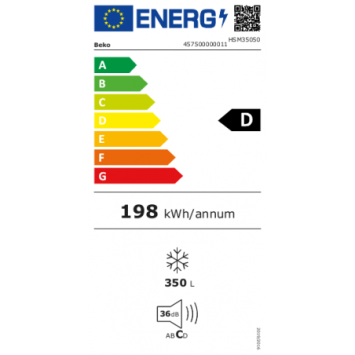 Beko HSM35050 vrieskist
