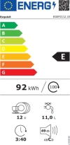 Exquisit EGSP2112.1E - Vaatwasser inbouw