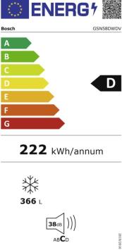 Bosch GSN58DWDV Serie 6 vrieskast
