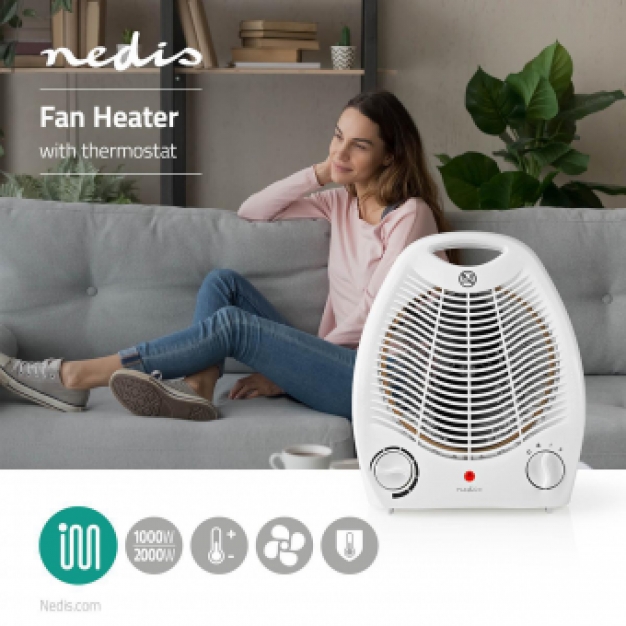 Nedis HTFA13CWT Ventilatorkachel