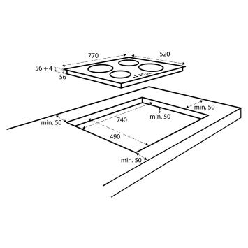 Inventum IKI7735 - Inductiekookplaat