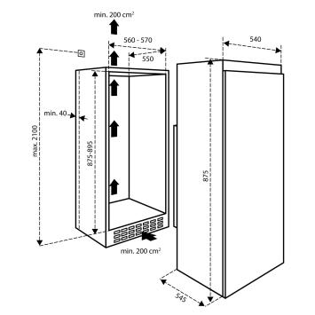 Inventum IKK0881D Inbouwkoelkast