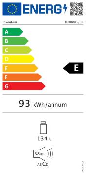 Inventum IKK0881S Inbouwkoelkast