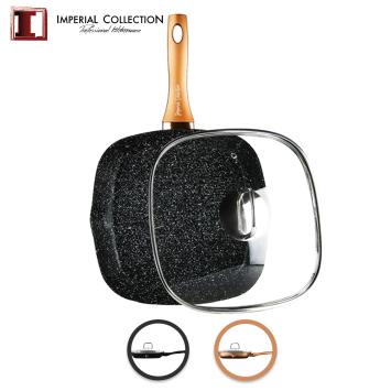 Imperial Collection 28 cm Marmeren Gecoate Grillpan