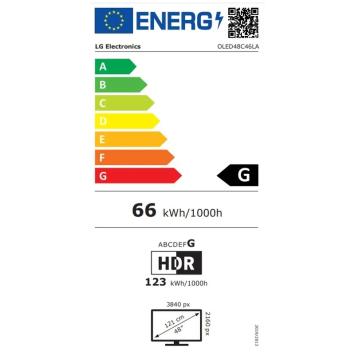 LG OLED48C46LA OLED evo C4 4K Smart TV 2024