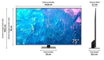 Samsung QLED 4K QE75Q75C (2023)