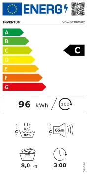 Inventum VDW8030W Warmtepompdroger