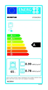 Inventum VFI5042RVS Vrijstaand fornuis