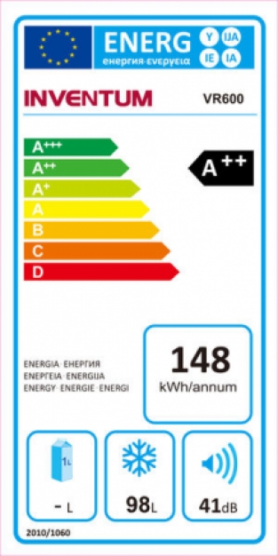 Inventum Vrieskast tafelmodel VR600