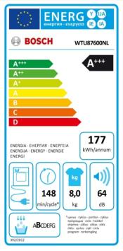 Bosch WTU87600NL