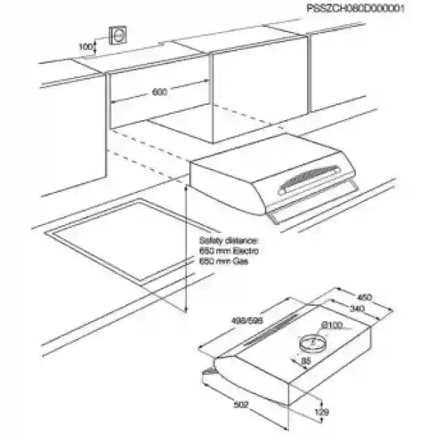 Zanussi ZHT611X rvs